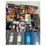 Large Lot of VHS Movie Tapes - Harry Potter - Star Wars - The Terminator & More