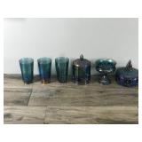 Lot of Vintage Indiana Carnival Glass