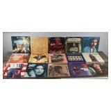 Lot of Vinyl Music Records - Bruce Springsteen - Billy Vaughn - Olivia - Freddy Fender - The Guess Who - Jim Croce - Johnny Cash - Glen Campbell - Chicago - Rod Stewart - The Oak Ridge Boys - Jerry Le