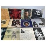 Lot of Vinyl Music Records - Bruce Springsteen - Billy Vaughn - Olivia - Freddy Fender - The Guess Who - Jim Croce - Johnny Cash - Glen Campbell - Chicago - Rod Stewart - The Oak Ridge Boys - Jerry Le