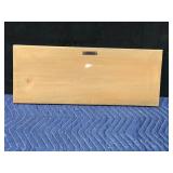 Wood sign that says Antiques