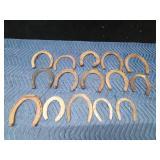 Lot of horseshoes
