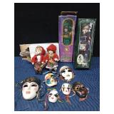Porcelain dolls and porcelain masks