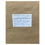 Blue Anemone flower framed print