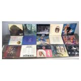 Lot of Vinyl Music Records - Cher - Rod Stewart - Beach Boys - Waylon Jennings & More