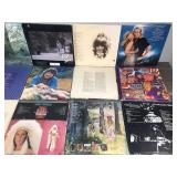 Lot of Vinyl Music Records - Cher - Rod Stewart - Beach Boys - Waylon Jennings & More