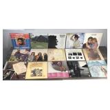 Lot of Music Vinyl Records - Merle Haggard - Kenny Rogers - John Lennon - Elton John & More