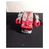 2000-2001 Tonka Transformer Rescue Roy Red fire truck - WORKS