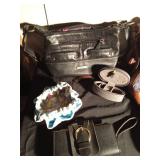 Lot of purses, billfold, travel jewelry box and bag
