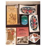 Lot of vintage advertising, pins and more