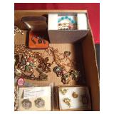 Vintage jewelry including Coro, Trifari, and Lisner