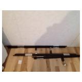 Beautiful solid wood Queen size bed frame with free mattress and box spring