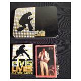 2005 Vintage Elvis tin of Elvis playing cards