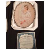 2 Princess Diana of Wales plates (1 has certificate of authentic)
