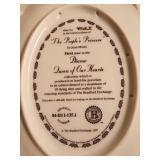 2 Princess Diana of Wales plates (1 has certificate of authentic)