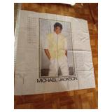 1983 Michael Jackson nylon banner