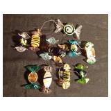 Sugar bowl of vintage glass candy