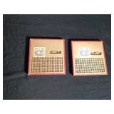 2 Vintage double play punch board - a gambling game from the mid-20th century