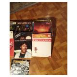 Vintage vinyl album records including half sealed Steppenwolf and never been out of the package