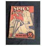 1940s Spicy stories pulp magazine 35cents