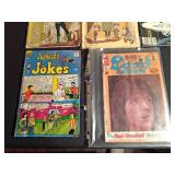 5 Vintage comic books -20 cent1973 David Cassidy #11, 12 cent 1967 Jugheads issue no. 2, 1986 Star Trek DC Comics, 1962 Goofy issue No. 1, 1964 Green Lantern #27