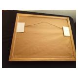 Signed framed "Complete Serenity" print by Jim Hansel