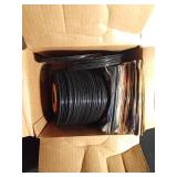 Box of vinyl 45 records - Some in cardboard sleeves
