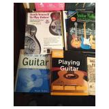 Music books- Mostly guitar and Harmonica playing