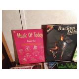 Music books- Mostly guitar and Harmonica playing