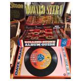 Tote of books about famous people, corvettes, tractors and more