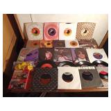 Rock n Roll 45 vinyl records including Prince and more