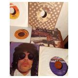 Rock n Roll 45 vinyl records including Prince and more