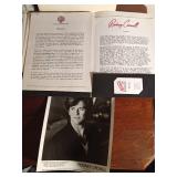 Kenny Rogers 10th Anniversary picture book, Neil Diamon 1987 tour book, Songwriter Ellis Paul story and1995 photo, Story and 1992 photo of Rodney Crowell