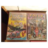 6 Freak brother comic books, 2 Billy The Kid 12cent comic books and Gene Autry 10 cent comic books