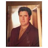 Signed Photo of David Letterman and a photo of Vince Gill