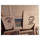 1962 pictorial autobiography of Abraham Lincoln folder by Morrell original calendar series