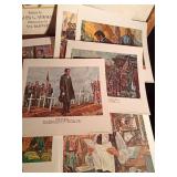 1962 pictorial autobiography of Abraham Lincoln folder by Morrell original calendar series