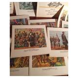 1962 pictorial autobiography of Abraham Lincoln folder by Morrell original calendar series