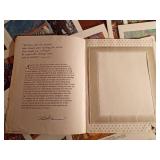 1962 pictorial autobiography of Abraham Lincoln folder by Morrell original calendar series