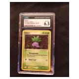 Graded 6.5 Oddish 2004 Pokemon trading card