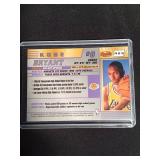 3 Kobe Bryant basketball cards in sleeves