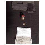 50 State Quarters coin and die set with certificate of authenticity