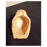 Hand carved wood jaguar mask of Mexican folk art