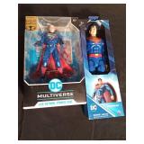 2021 Lex Luther 6" McFarlane Gold label collections and 12" Superman figurine