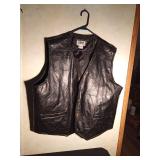 Leather vest
