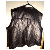 Leather vest
