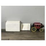 Wells Fargo Stage Coach Metal Bank