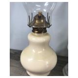 Lot of 4 Vintage oil Lamps - One Glows Green when Hit with a Black Light