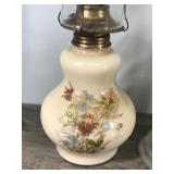 Lot of 4 Vintage oil Lamps - One Glows Green when Hit with a Black Light