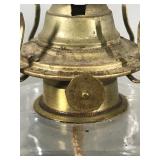 Lot of 4 Vintage oil Lamps - One Glows Green when Hit with a Black Light